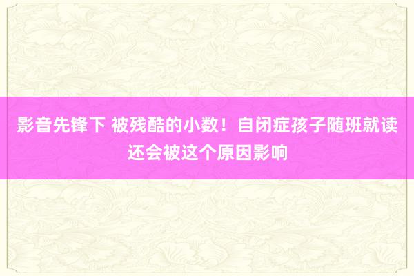 影音先锋下 被残酷的小数！自闭症孩子随班就读还会被这个原因影响